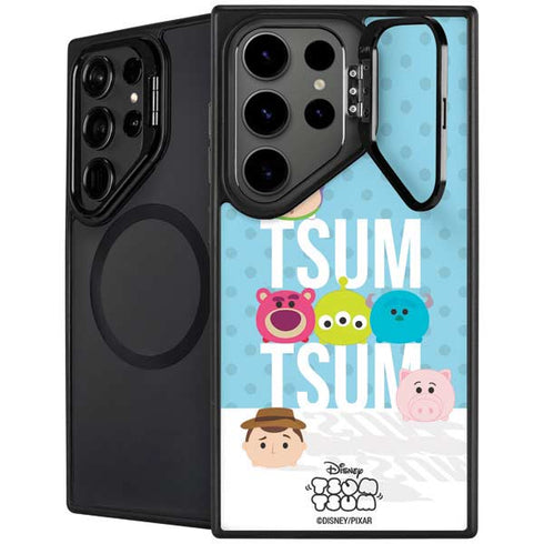 Disney Tsum Tsum Toy Story charcaters Galaxy S25 Ultra Kickstand Case